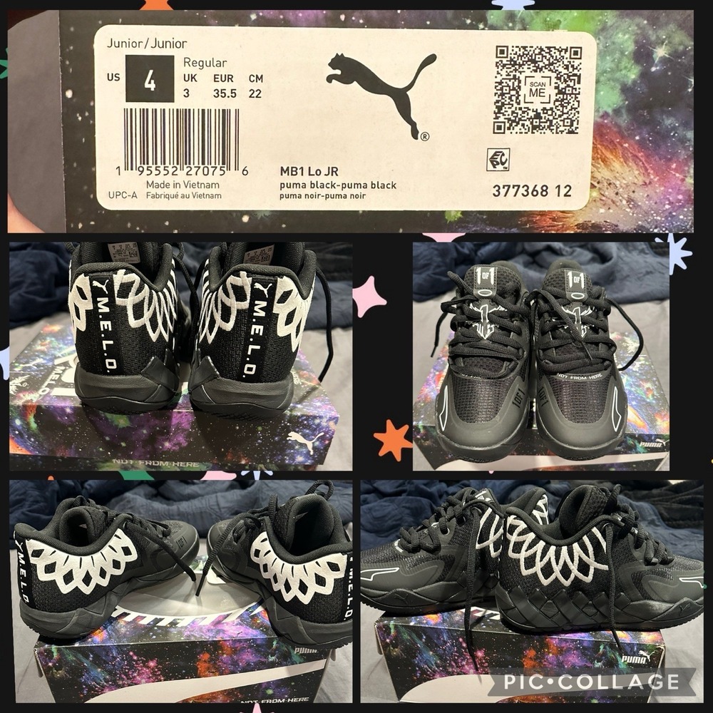 melo ball shoes Size 4 Big Boys